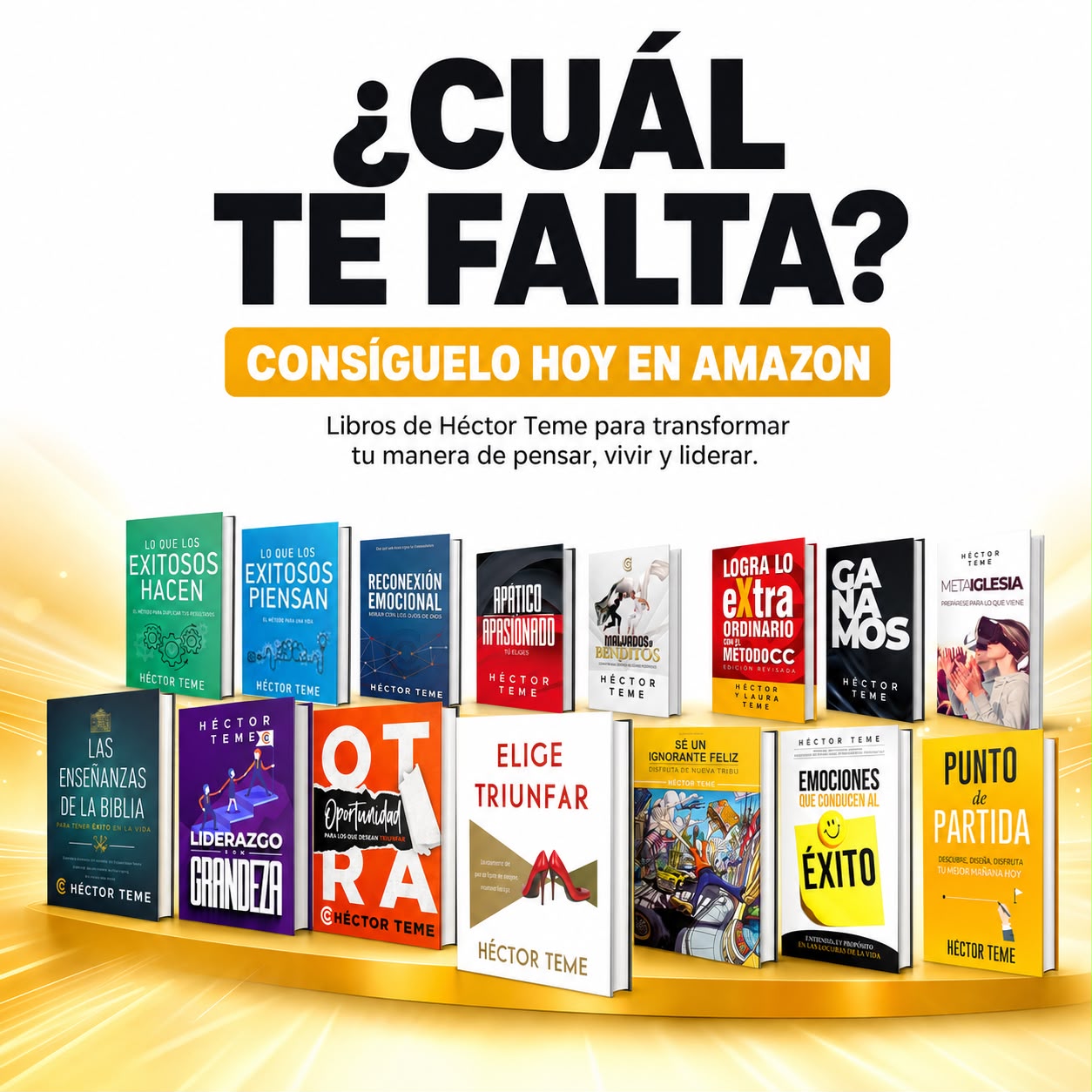 Colección de libros de Héctor Teme disponibles en Amazon